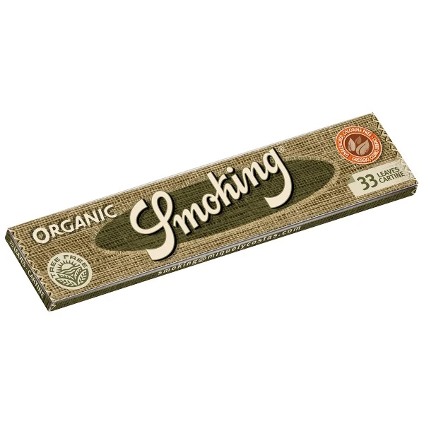 Smoking Organic King Size Slim Papers Heftchen einzeln – Bild 2