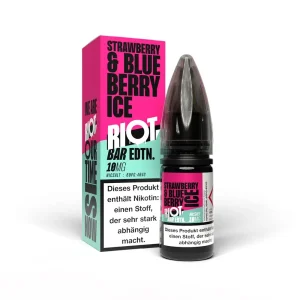 Riot Squad Nikotinsalz – Strawberry Blueberry Ice – Liquid 10mg 10ml