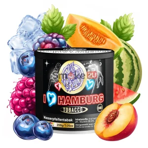 187 Strassenbande Shisha Tabak 200g – I Love Hamburg
