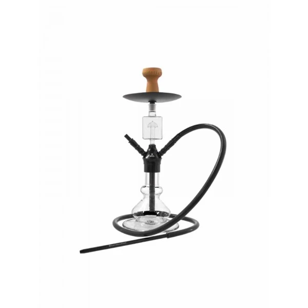 Kaya Shisha Clear ELOX 580 BORO Sebulba Cut Square Schwarz 2S – Bild 2