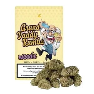 Weedx – Granddaddy Rambo – Indoor CBD Blüten – 8g