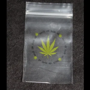 Zip-Beutel „Yellow Leaf“ | 40 x 60 mm