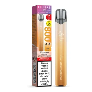 Elfbar 800 Strawberry Apricot – 20 mg/ml