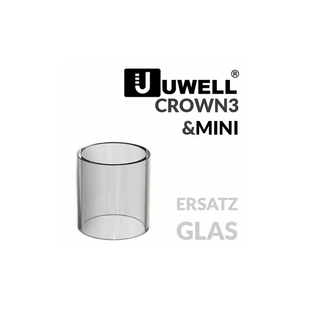 Uwell Crown 3 / Mini Glastank Ersatzglas