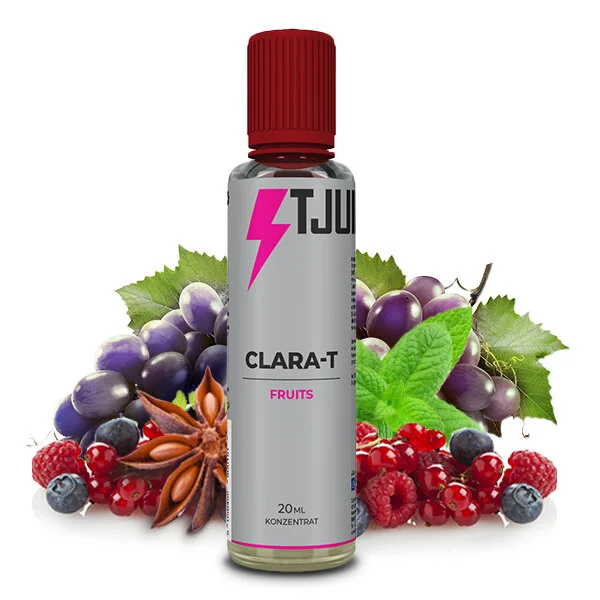 T-Juice – Clara-T – Longfill (Longfill, 60 ml, Fruchtig, Frische) – Bild 2