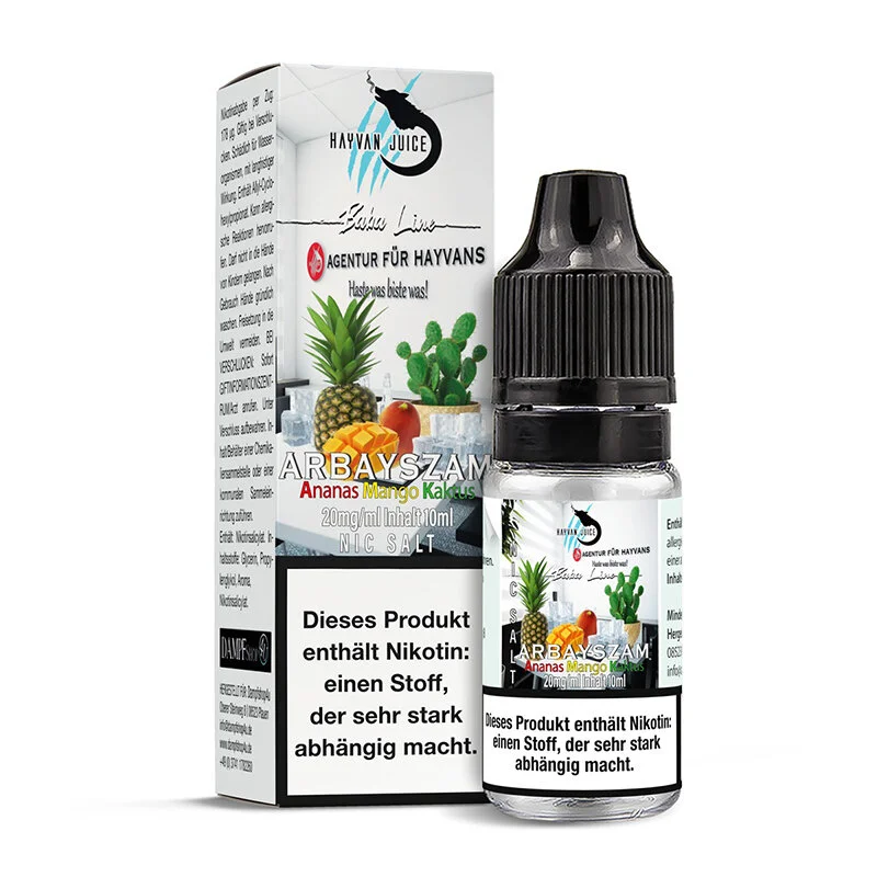 Hayvan Juice – Arbayszam – Nikotinsalz 20mg (Nikotinsalzliquid, 10 ml, 50% VG / 50% PG)