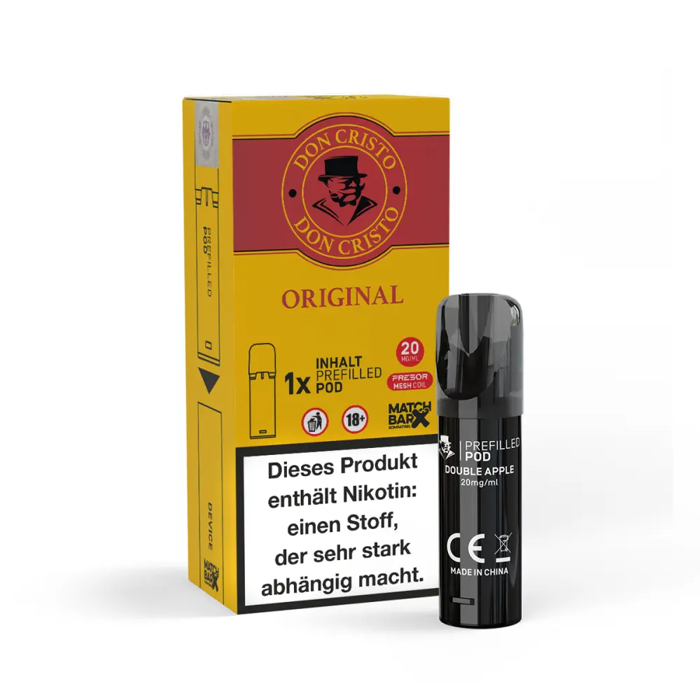 Don Cristo – Don Cristo – Prefilled Pods Original (Prefilled Pod (Nikotinsalzliquid) – Bild 2