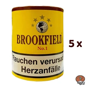 5x Brookfield No. 1 Aromatic Blend Pfeifentabak Dose à 200g