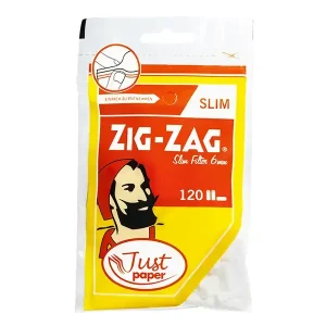 Zig Zag Just Paper Filter Slim 120 x 6 mm Beutel