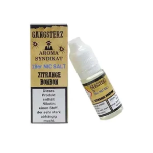 Liquids:  Zitrange Bonbon 10ml 18mg NicSalt Liquid by Gangsterz