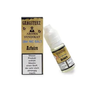 Liquids:  Astaire 10ml 18mg NicSalt Liquid by Gangsterz