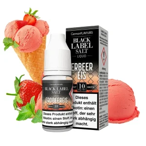 BLACK LABEL – Erdbeereis Nikotinsalz
