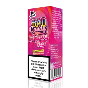 Bad Candy Nikotinsalz – Raspberry Rage – Liquid 10mg