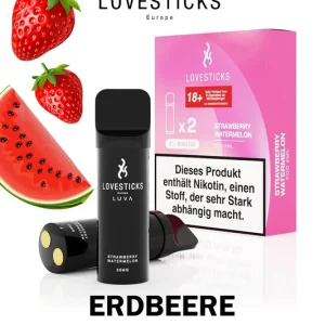 Lovesticks LUVA POD Duo Pack Strawberry Watermelon 20mg/ml (1 Stück)