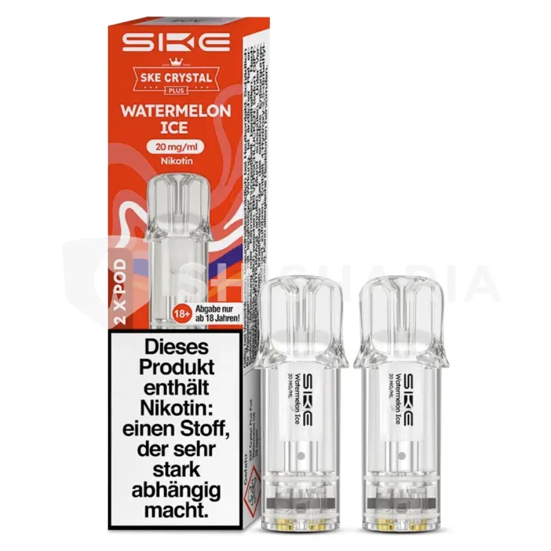 SKE Crystal Plus Pods E-Zigarette – Watermelon Ice – Bild 2