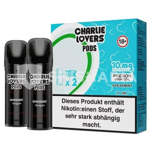 Charlie Lovers Pods E-Zigarette – Spearmint – 10mg
