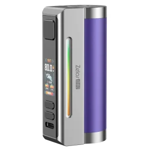 Aspire – Zelos M80 Akkuträger 2600 mAh – lila-silber