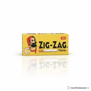 Zig Zag King Size Filterhülsen | 250 Stück | 84mm Länge | Ohne Aromatisierung | Zellulose Material