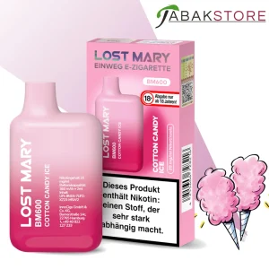 Elfbar Lost Mary BM600 | Einweg E-Zigarette Cotton Candy Ice 20mg
