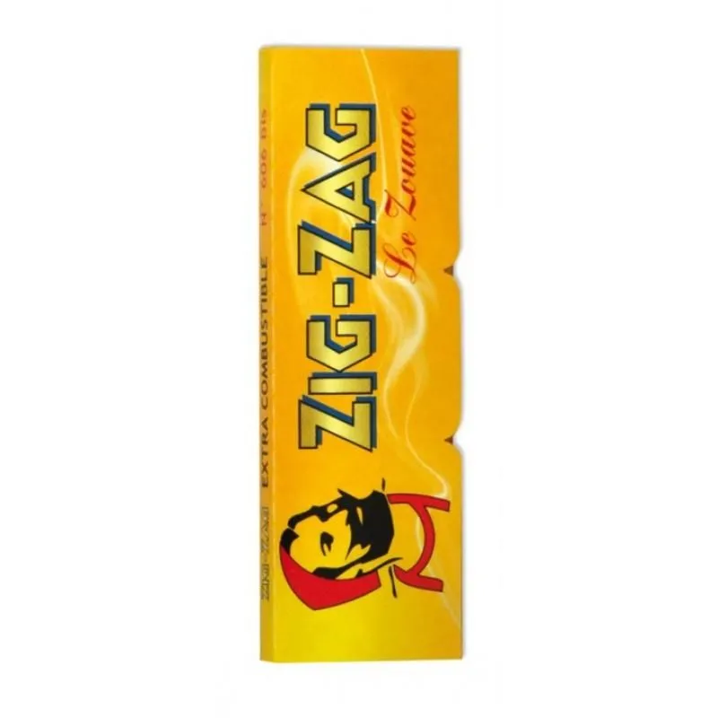 Zig Zag Gelb No 606 Drehpapier/ Blättchen/ Zigarettenpapier 50 Blatt – Bild 2