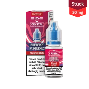 SKE Crystal Vape Liquid Blueberry Raspberry 20mg (10ml)