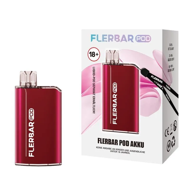 Flerbar – POD Akku 500 mAh – Rot