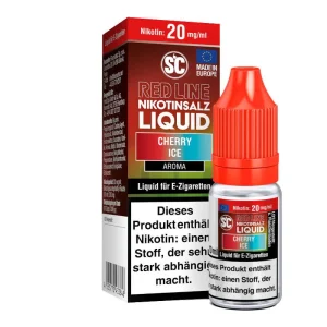 SC – Red Line – Nikotinsalz Liquid 10ml – Cherry Ice-10 mg/ml