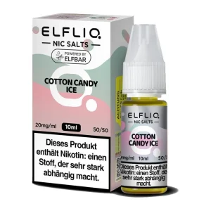 ELFLIQ – Nikotinsalz Liquid – Cotton Candy Ice-20 mg/ml